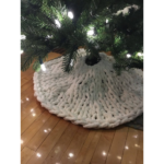 Crochet And Hand Knitted Christmas Tree Skirt - Image 2